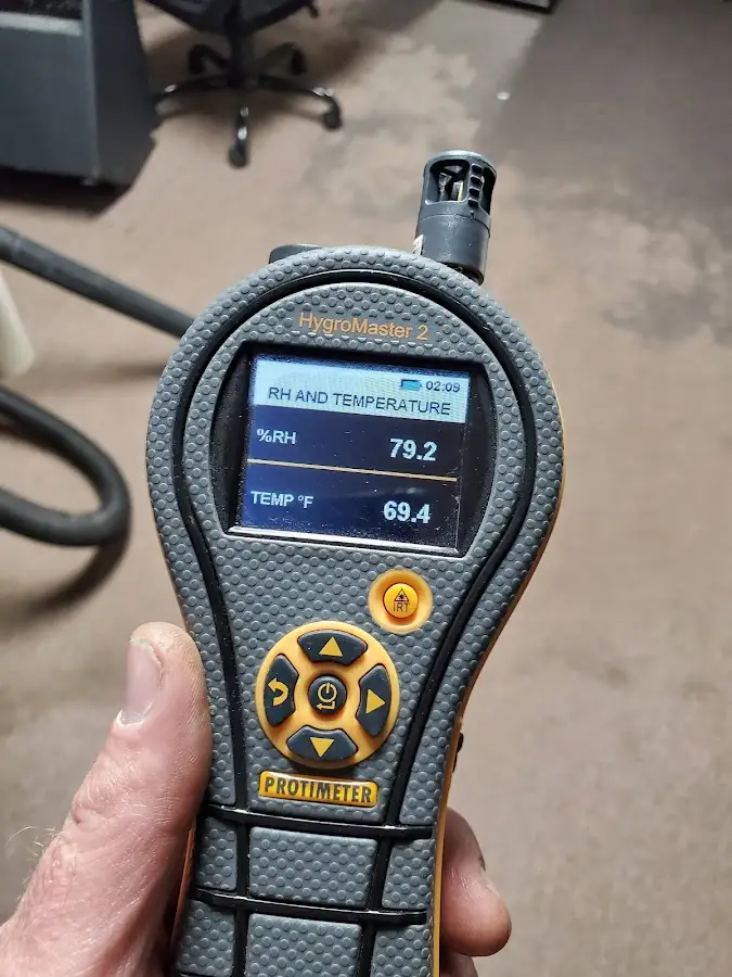 Moisture meter humidity assessment for Fire & Smoke Damage Restoration in Hamilton